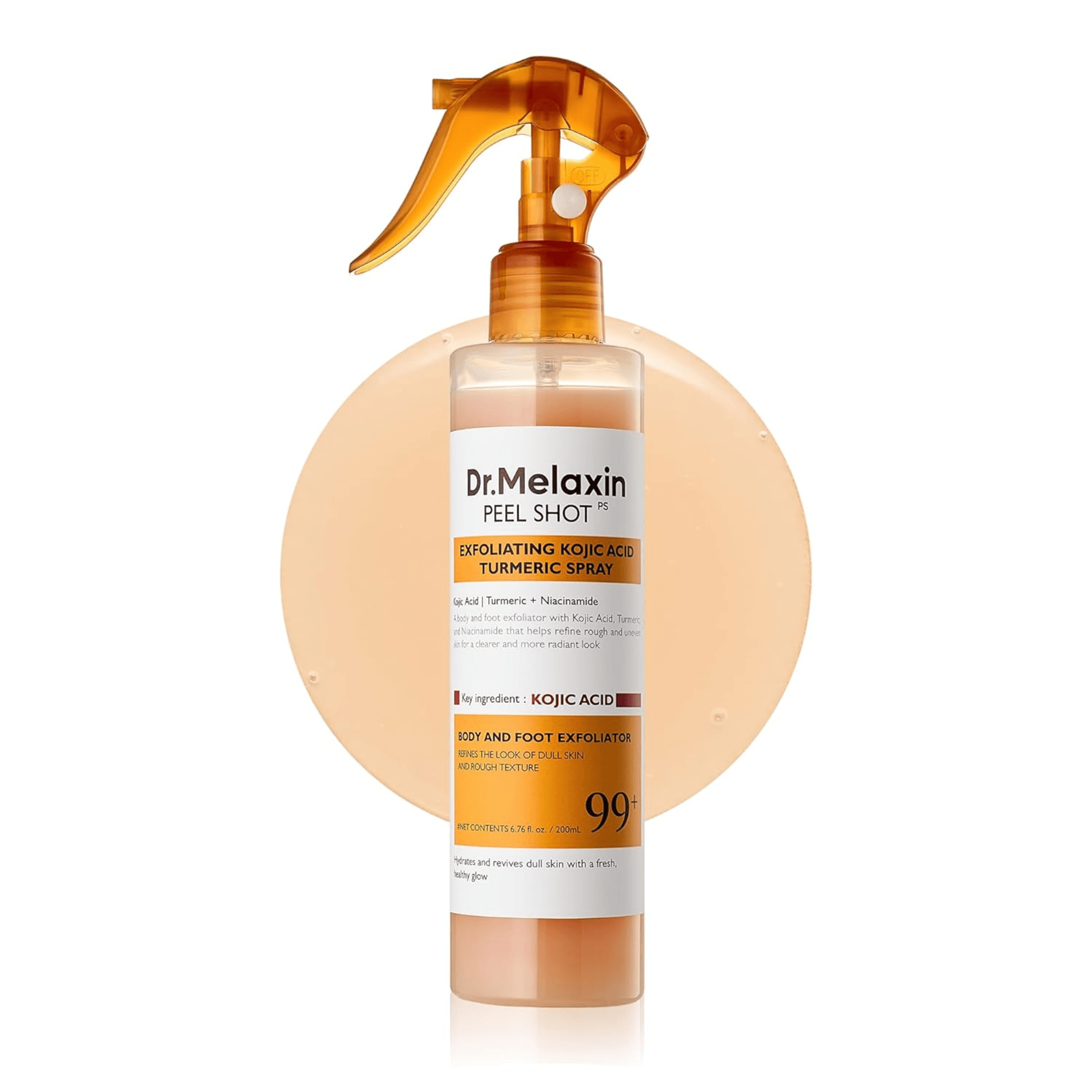 Dr. Melaxin Peel Shot Kojic Acid Turmeric Body & Foot Spray (200ml)