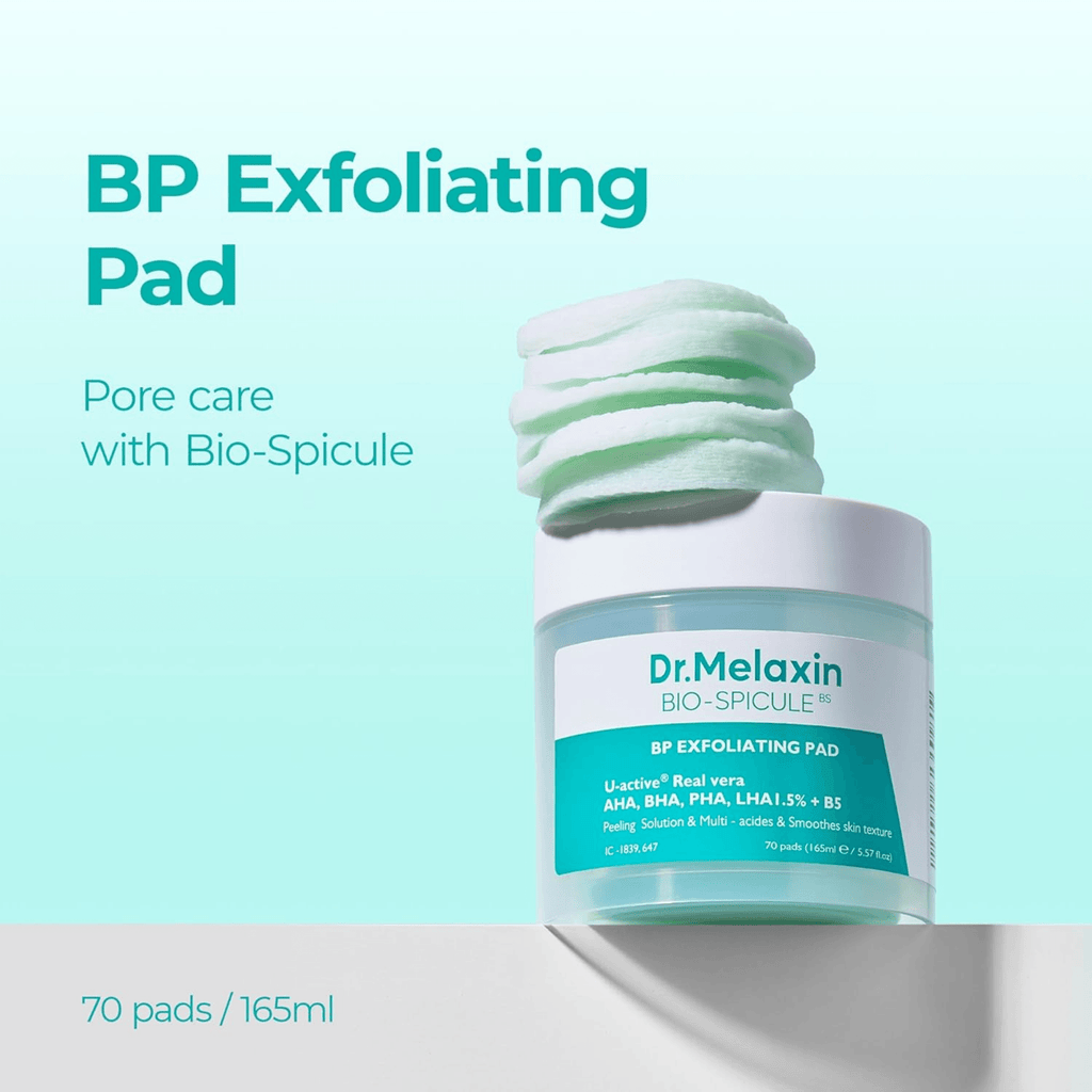 Dr. Melaxin BP Pore Exfoliating Toner Pads (165ml / 70ea)