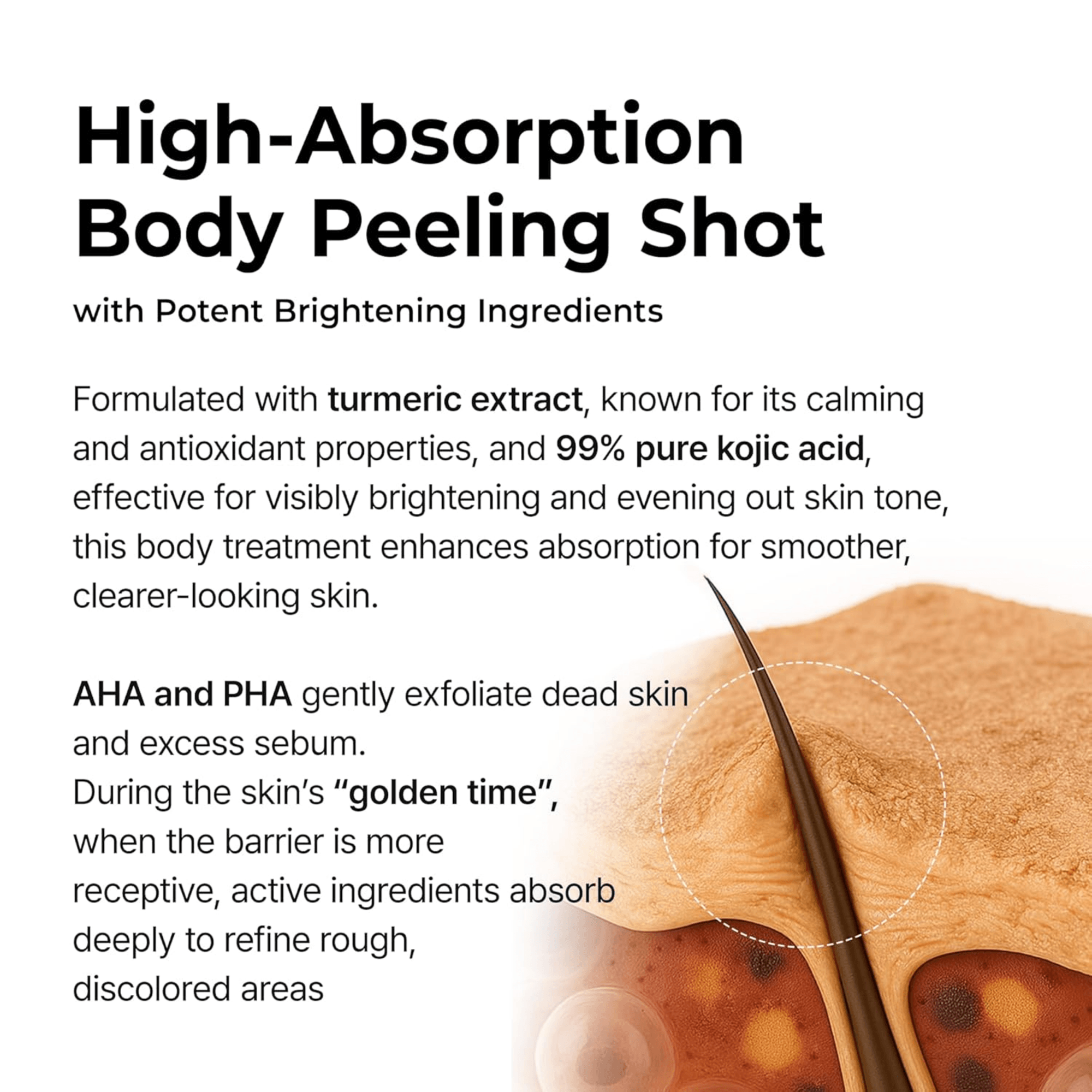 Dr. Melaxin Peel Shot Kojic Acid Turmeric Body & Foot Spray (200ml)